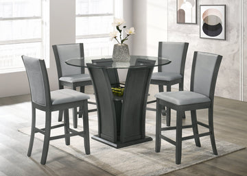 Orlando -  Pub Table + 4 Chair Set
