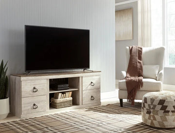 EW0267-268 - TV Stand w/Fireplace 60" L